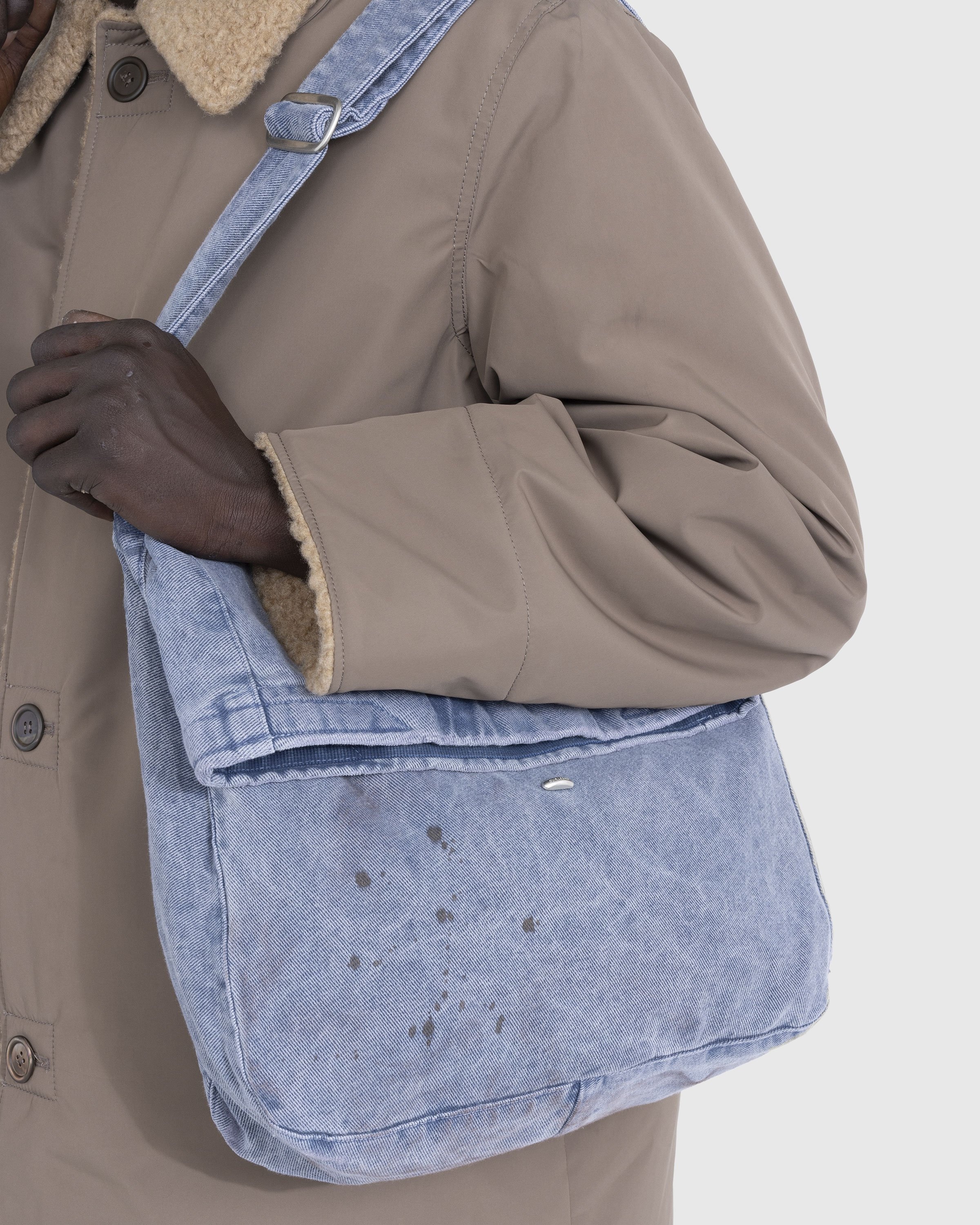 Our Legacy – Washed Denim Sling Bag Black | Highsnobiety Shop