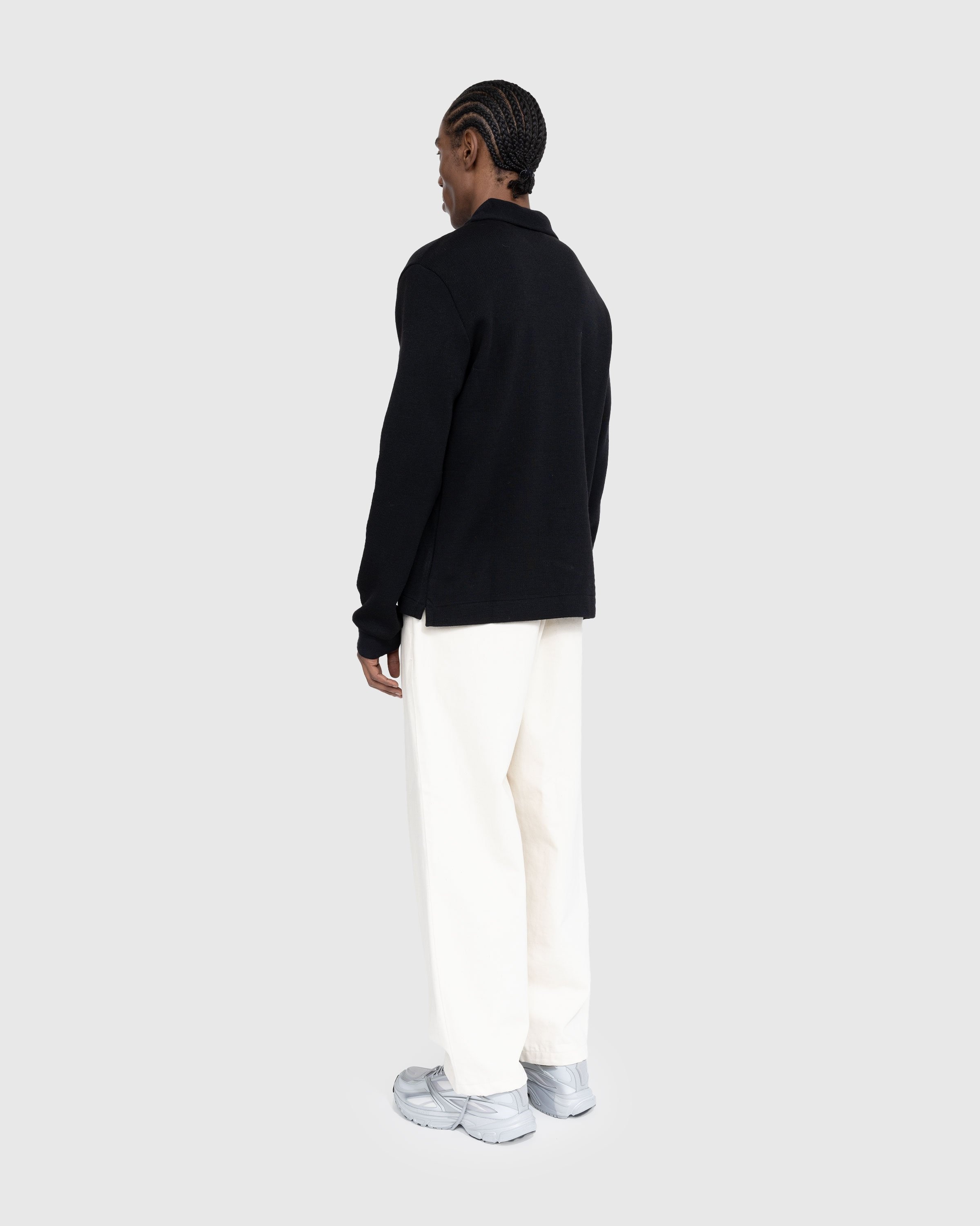 Our Legacy – Ile Piquet Black Pseudo Knit - Knitwear - Black - Image 3