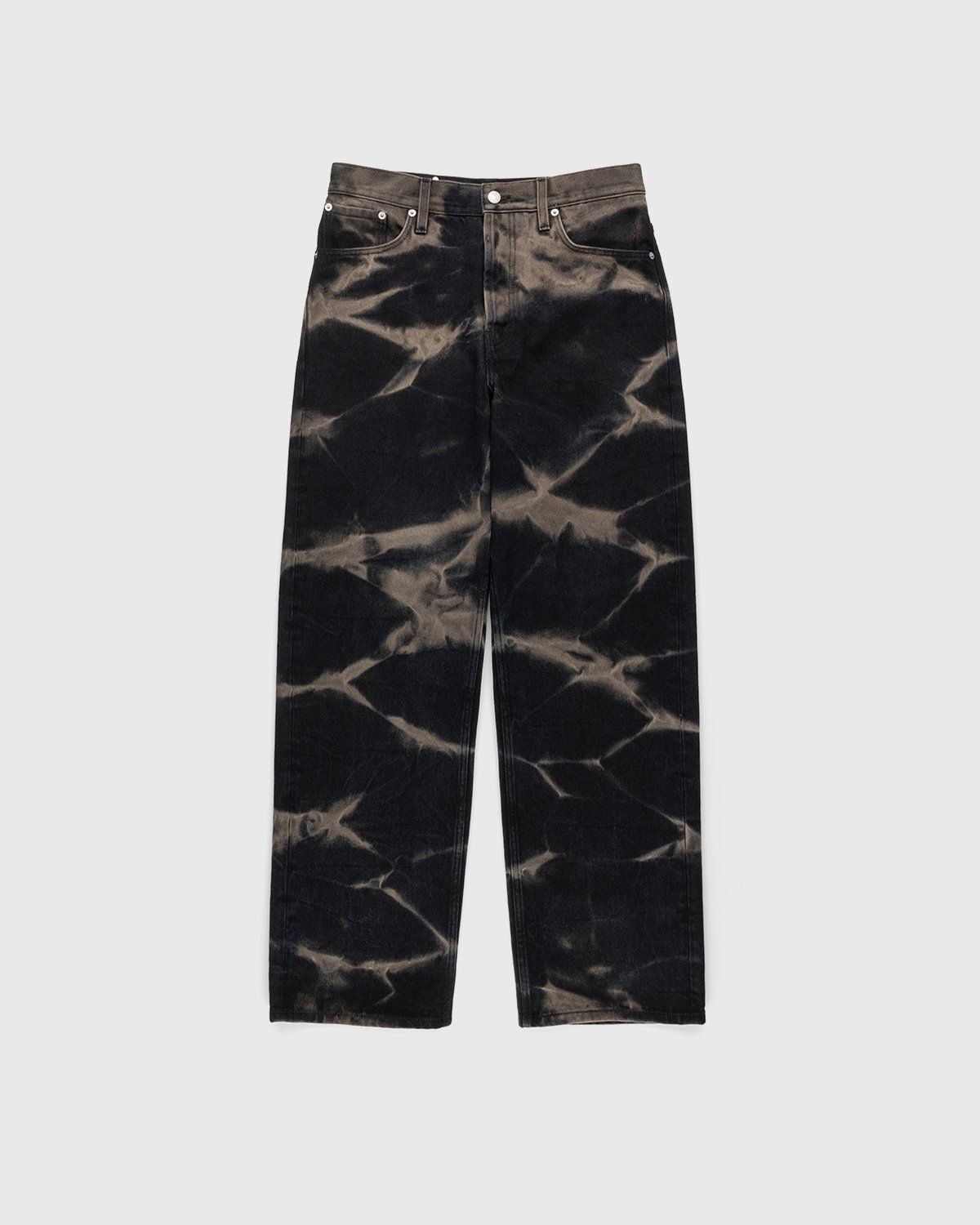 Dries van Noten – Pine Acid Wash Jeans Black - Pants - Black - Image 1
