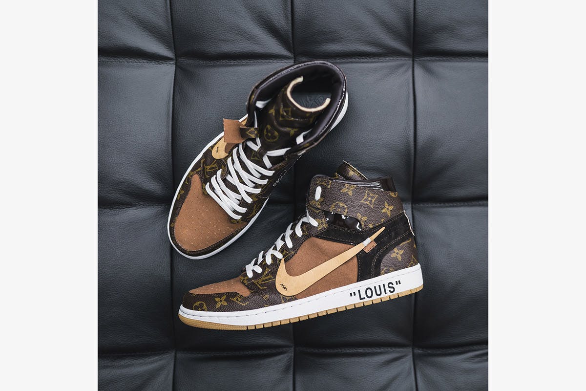 Off white jordan 1 lv hot sale