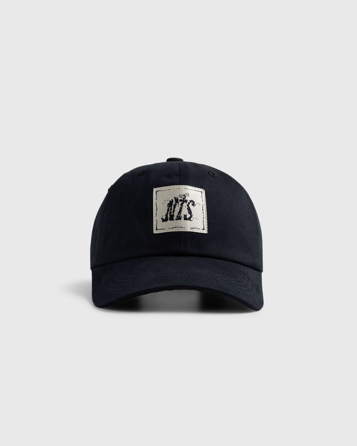 NTS x Highsnobiety – Logo Patch Cap Black - Hats - Black - Image 2