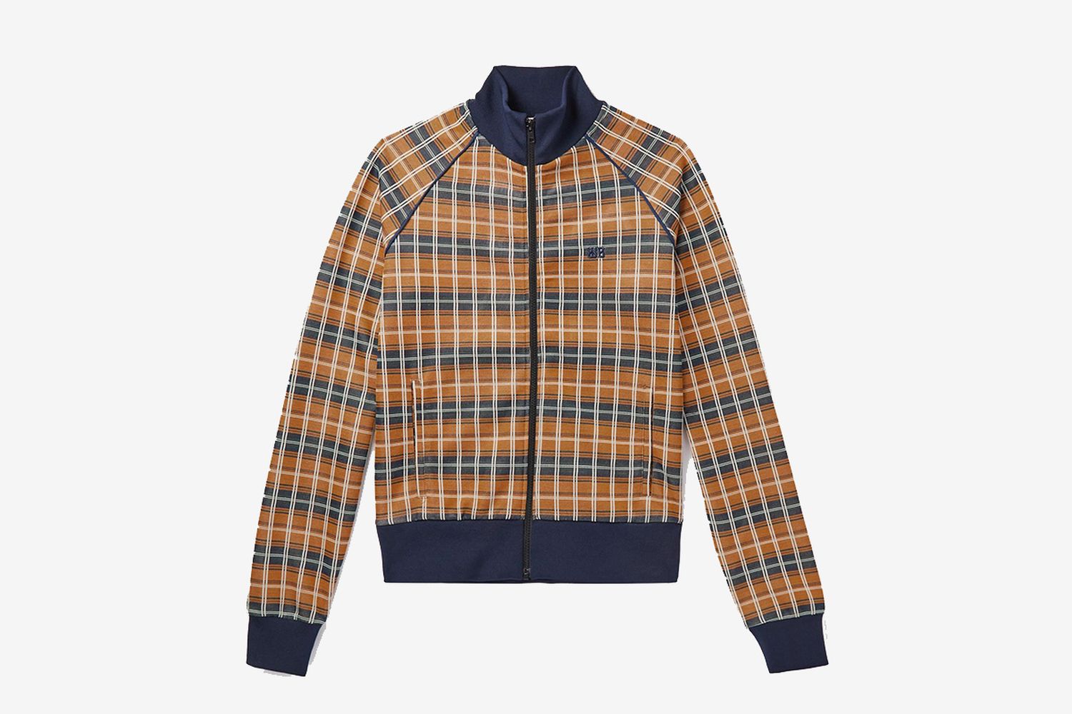 Checked Track Jacket