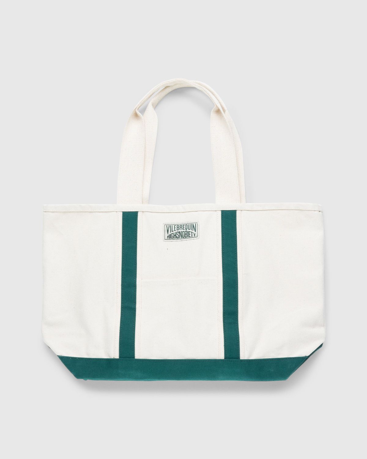 Vilebrequin x Highsnobiety – Bicolor Large Tote Bag Natural/Green - Bags - Natural/Green - Image 2