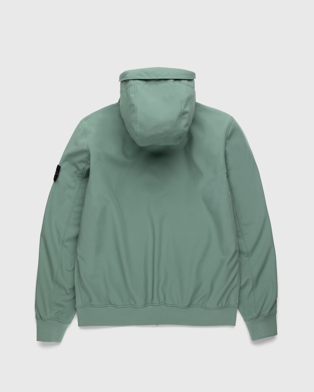 Stone Island – Soft Shell Hooded Jacket Sage - Outerwear - Green - Image 2