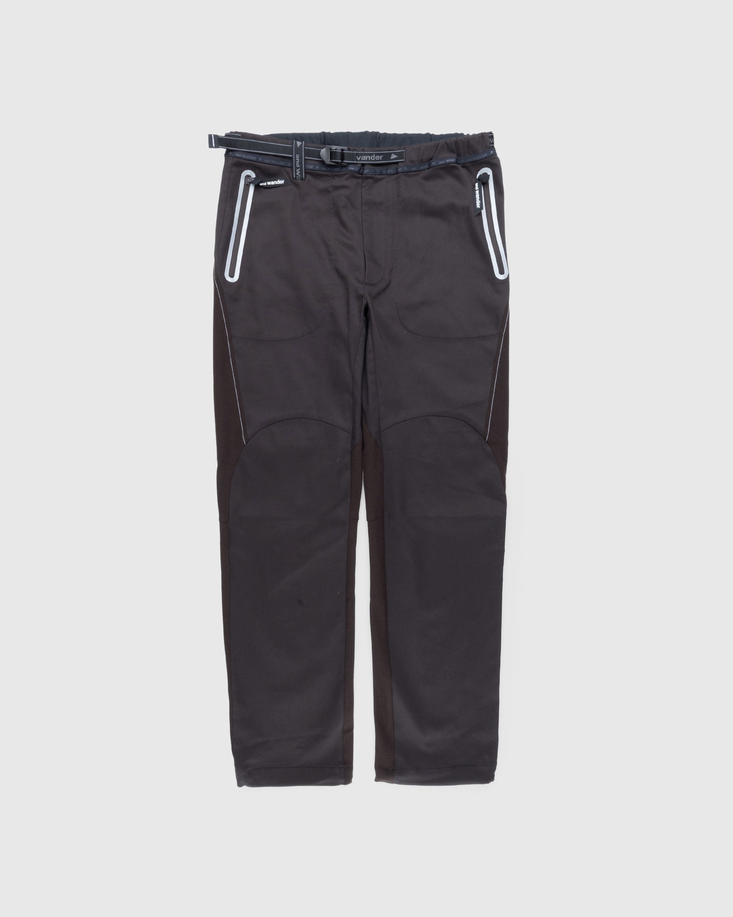 And Wander Air Hold Pants Brown Highsnobiety Shop