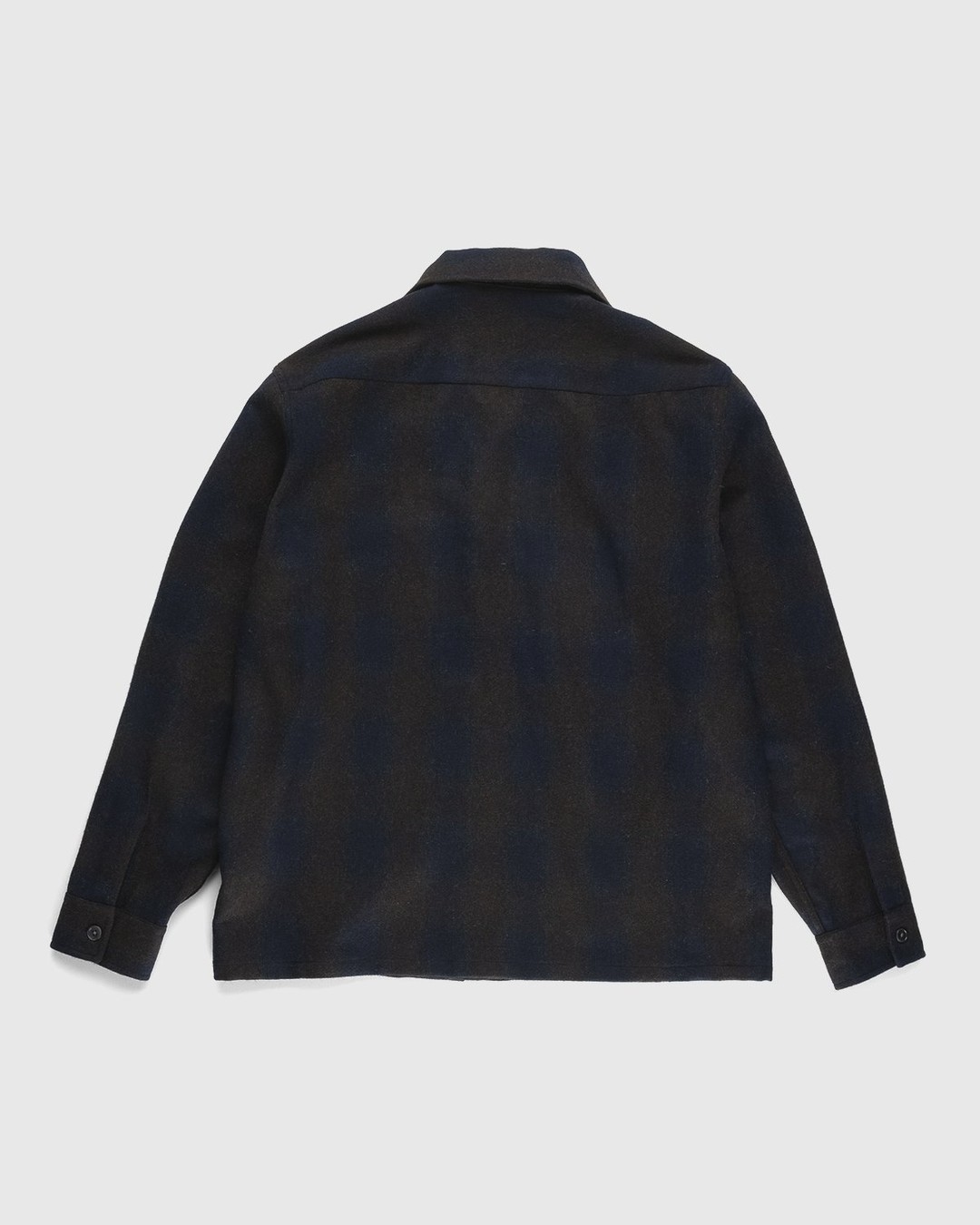 Our Legacy – Heusen Shirt Navy Shadow Check - Shirts - Blue - Image 2