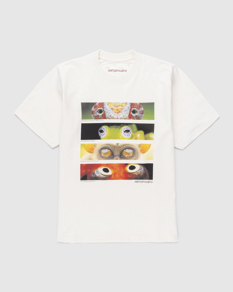 Gentle Fullness – Recycled Cotton Animal Eyes Tee Beige