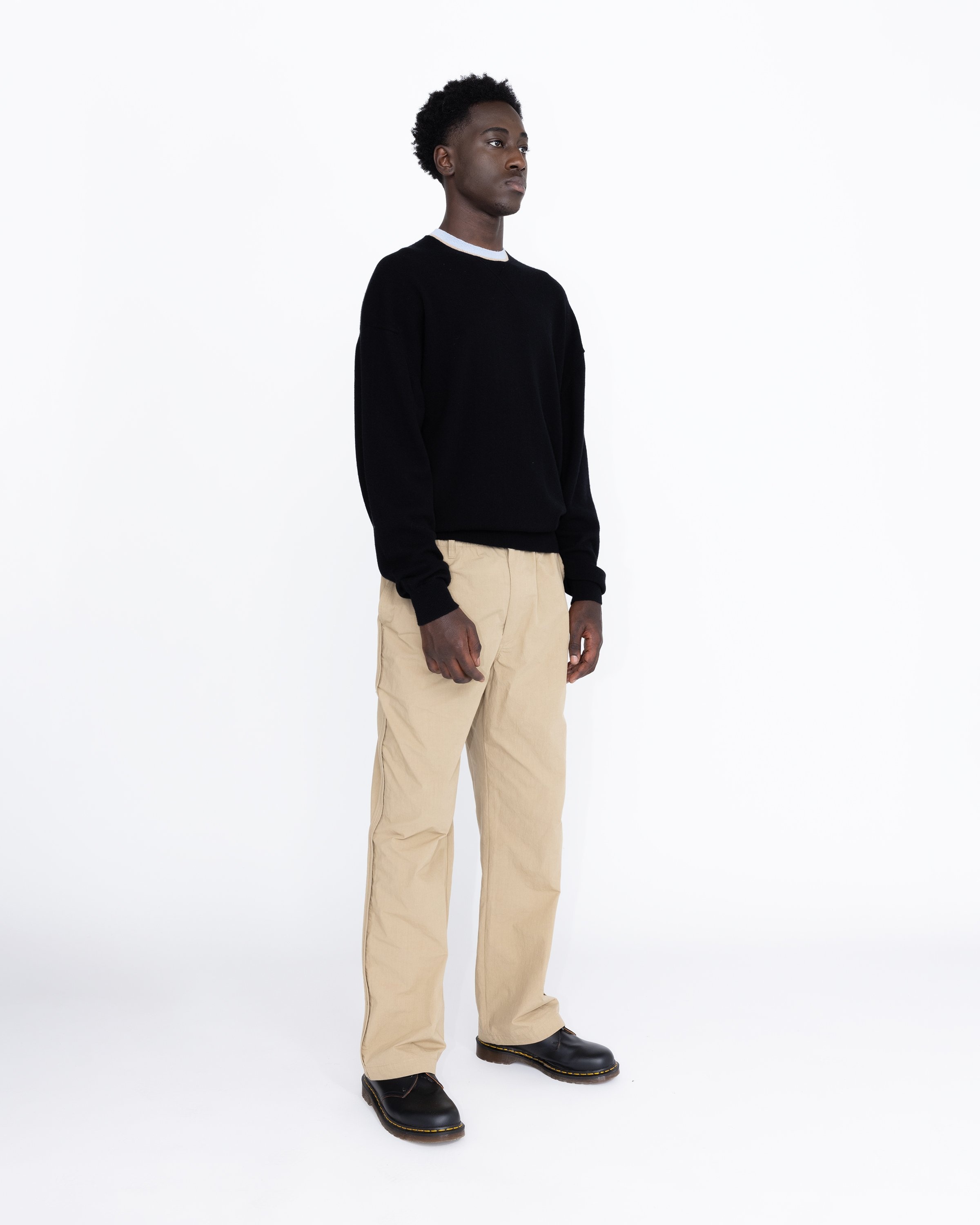 Highsnobiety HS05 – Cashmere Crew Sweater Black - Knitwear - Black - Image 4