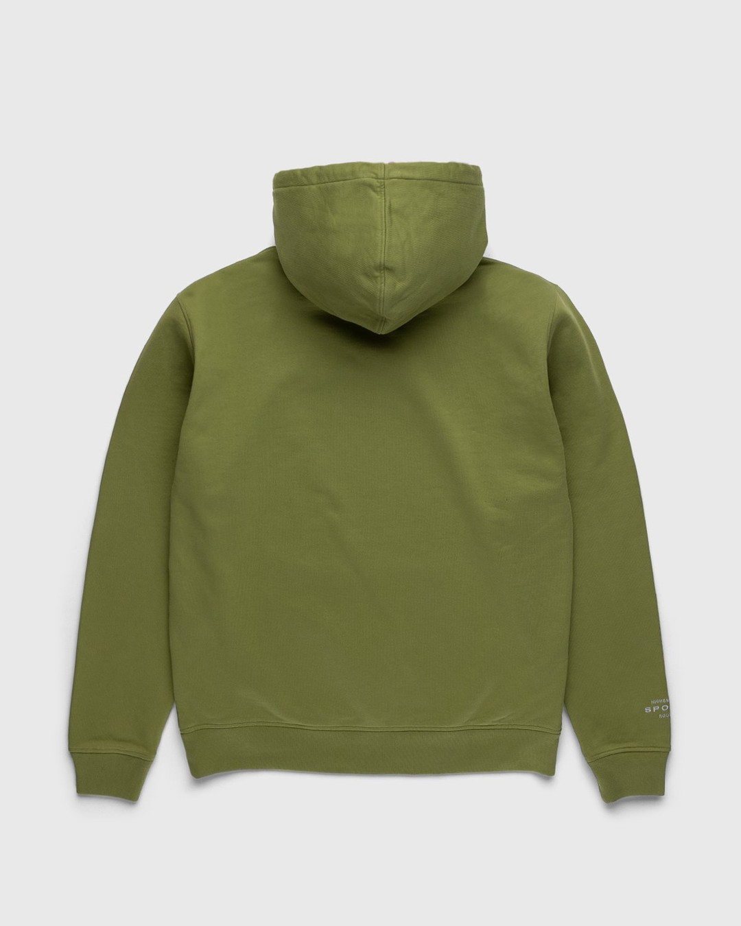 Highsnobiety – HS Sports Logo Hoodie Green - Sweats - Green - Image 2
