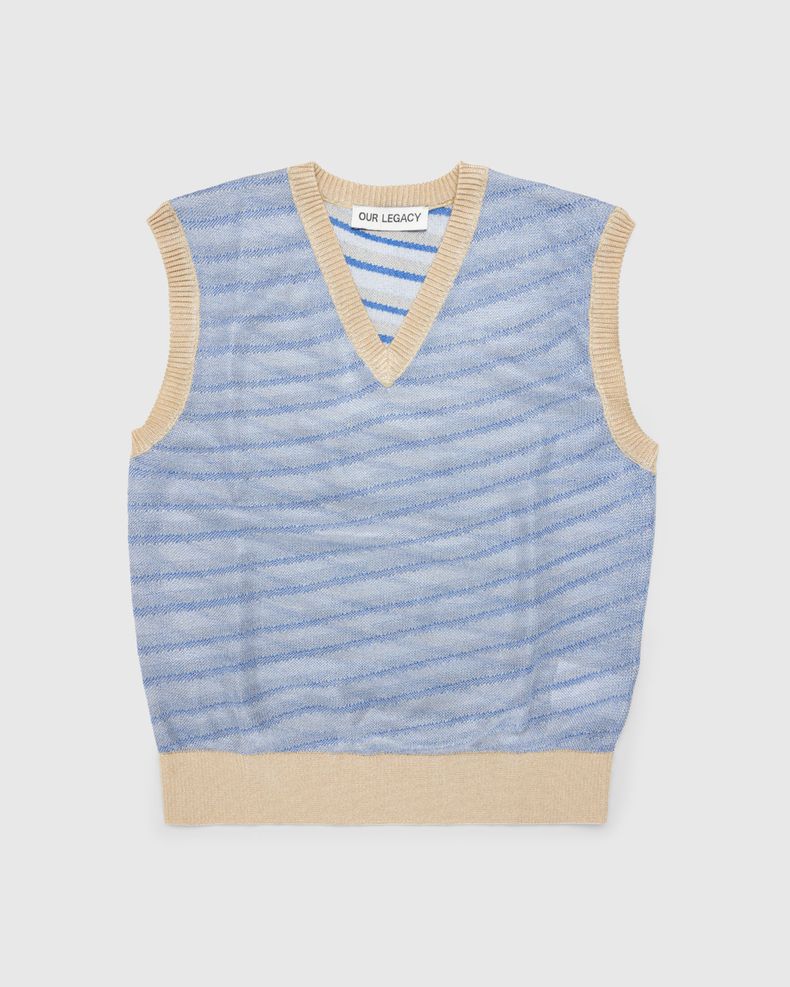 Our Legacy – Knitted Vest Cartoon Static Stripe