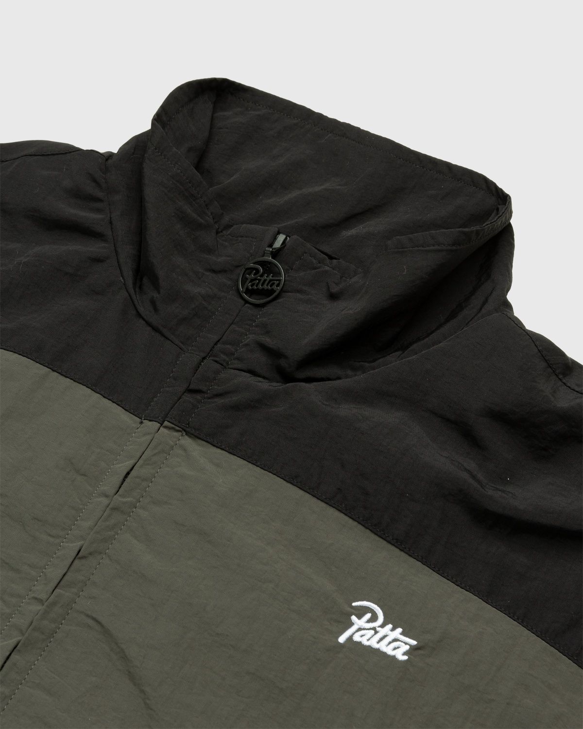 Patta – Athletic Track Jacket Black/Charcoal Grey - Outerwear - Black - Image 4