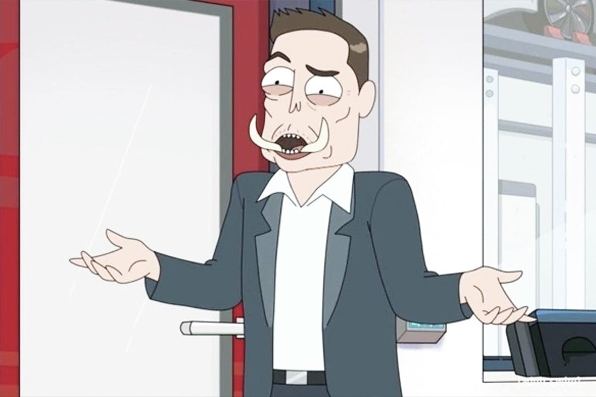 Elon Musk's 'Rick and Morty' Cameo Solves a Twitter Mystery