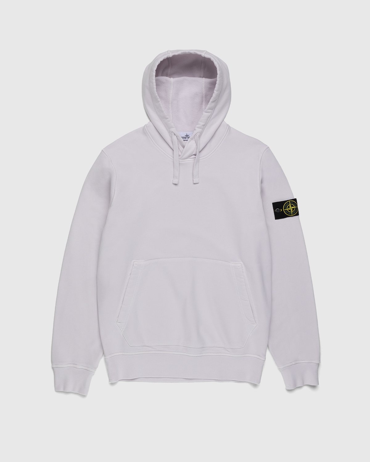 Stone Island – 64151 Garment-Dyed Cotton Fleece Hoodie Pink - Sweats - Pink - Image 1