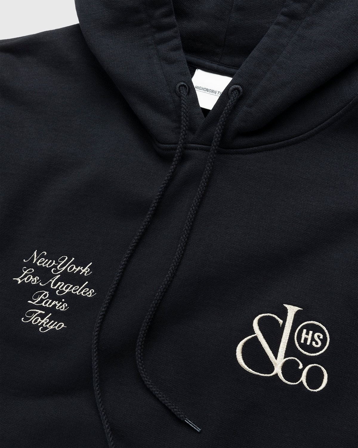 Jacob & Co. x Highsnobiety – City Fleece Hoodie Black - Sweats - Black - Image 4