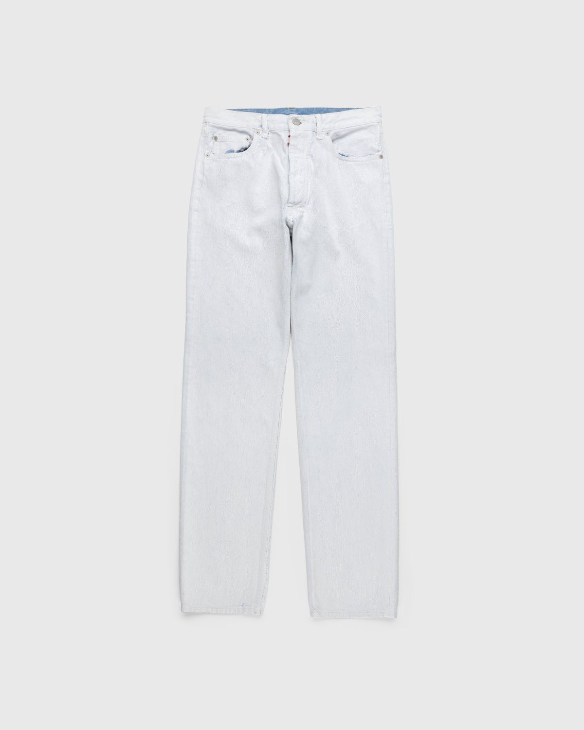 Maison Margiela – 5-Pocket Paint Jeans White - Pants - White - Image 1
