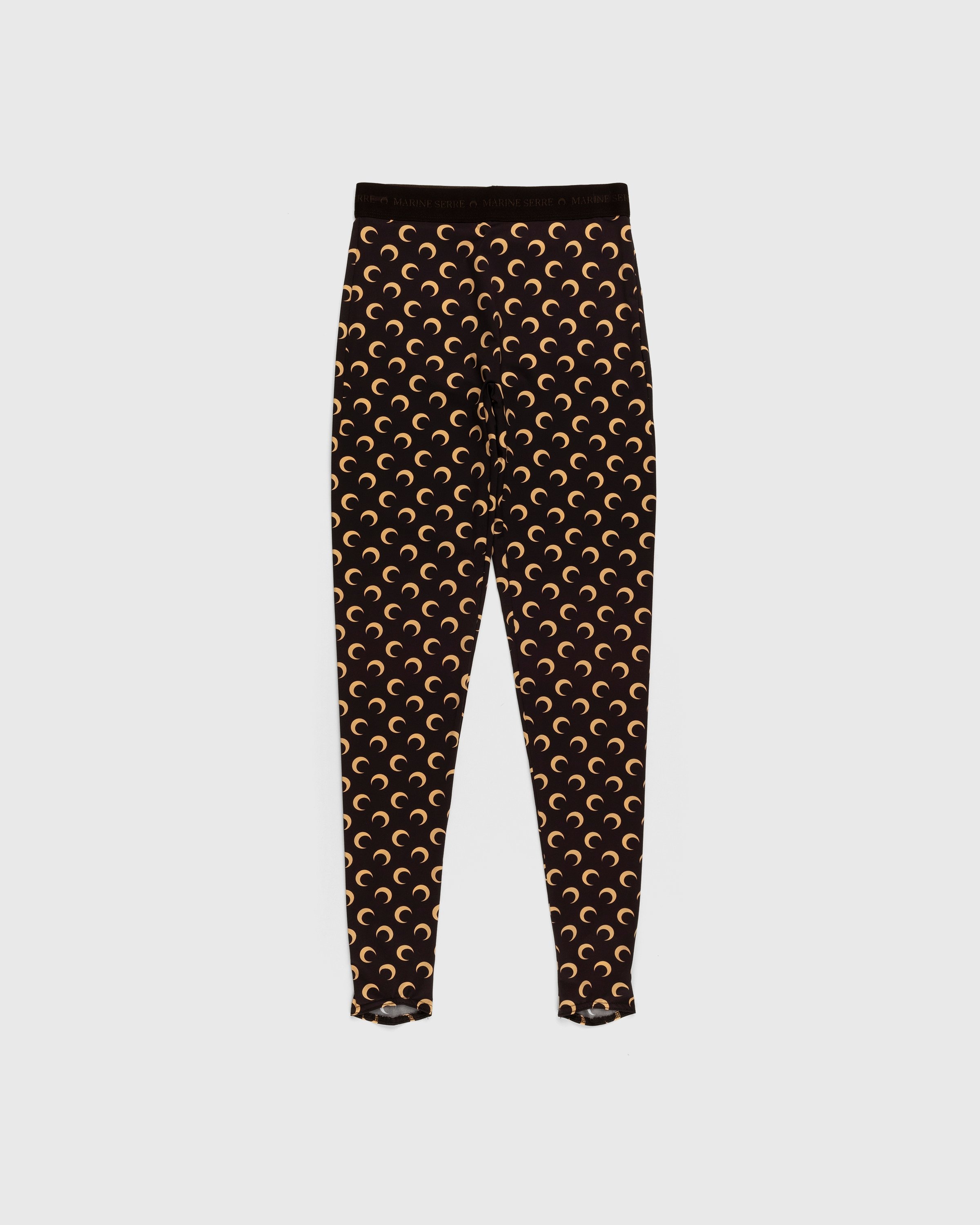 Marine Serre – Fuseaux Moon Leggings Brown - Pants - Brown - Image 1