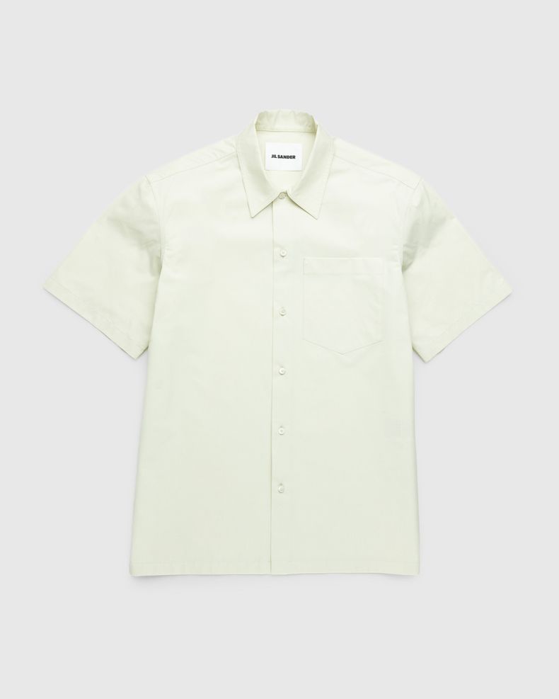 Short-Sleeve Button-Up Green