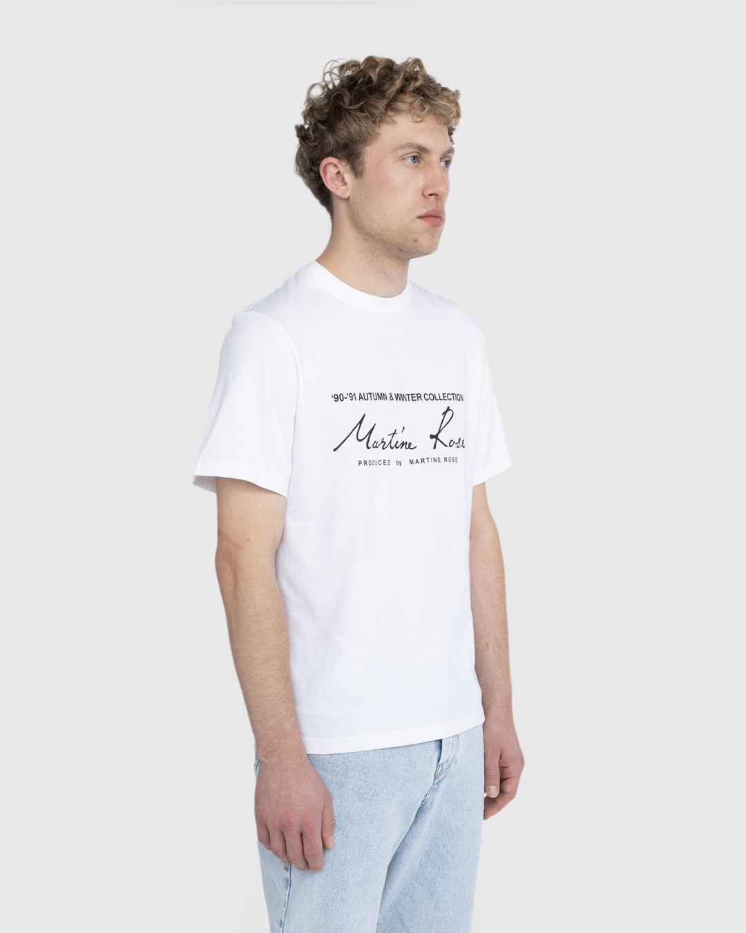 Martine Rose – Classic S/S T-Shirt White - Tops - White - Image 4