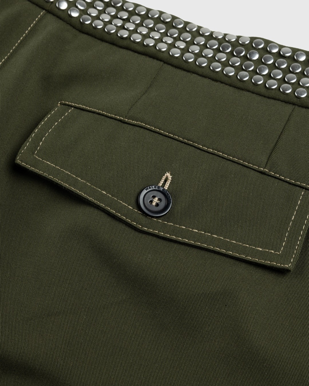 Wales Bonner – Tomorrow Trousers - Pants - Green - Image 3