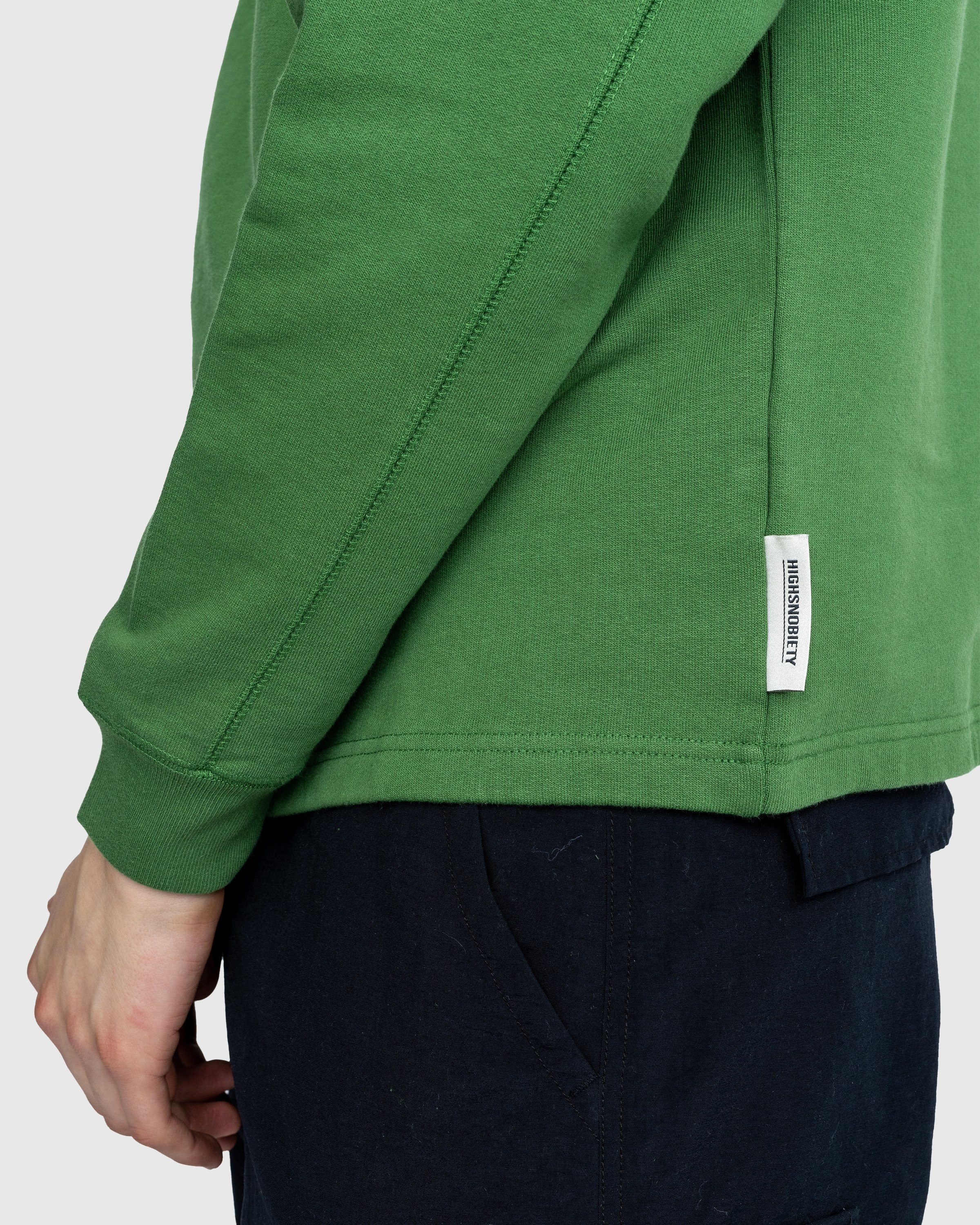 Highsnobiety Heavy Fleece Crew Dark Green Highsnobiety Shop