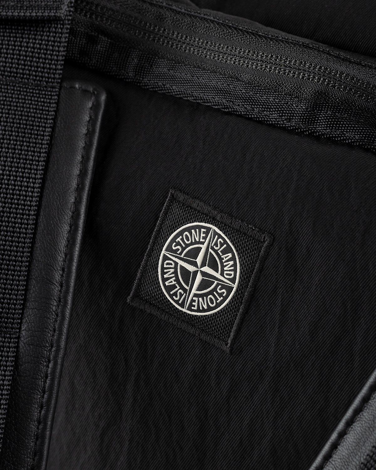 Stone Island – 91274 Nylon Twill Rucksack Black - Bags - Black - Image 5