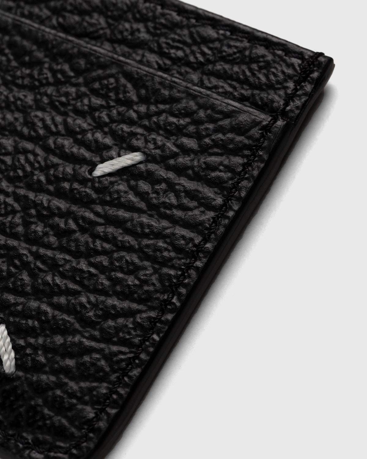 Maison Margiela – Leather Card Holder Black - Wallets - Black - Image 3