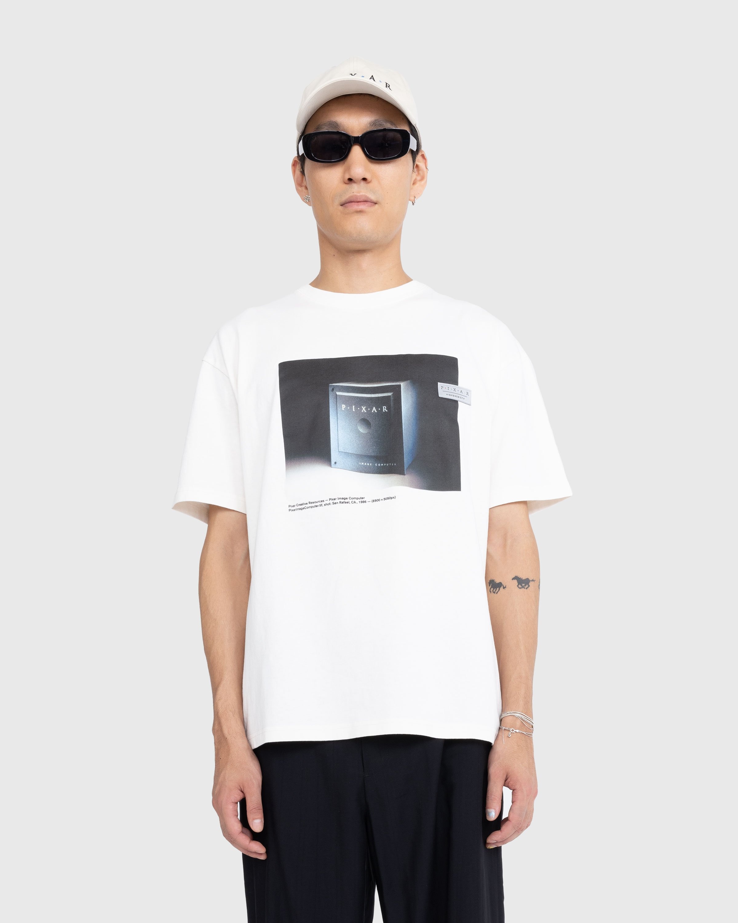 Highsnobiety x Pixar – Pixar Image Computer T-Shirt Off-White - Tops - Beige - Image 3