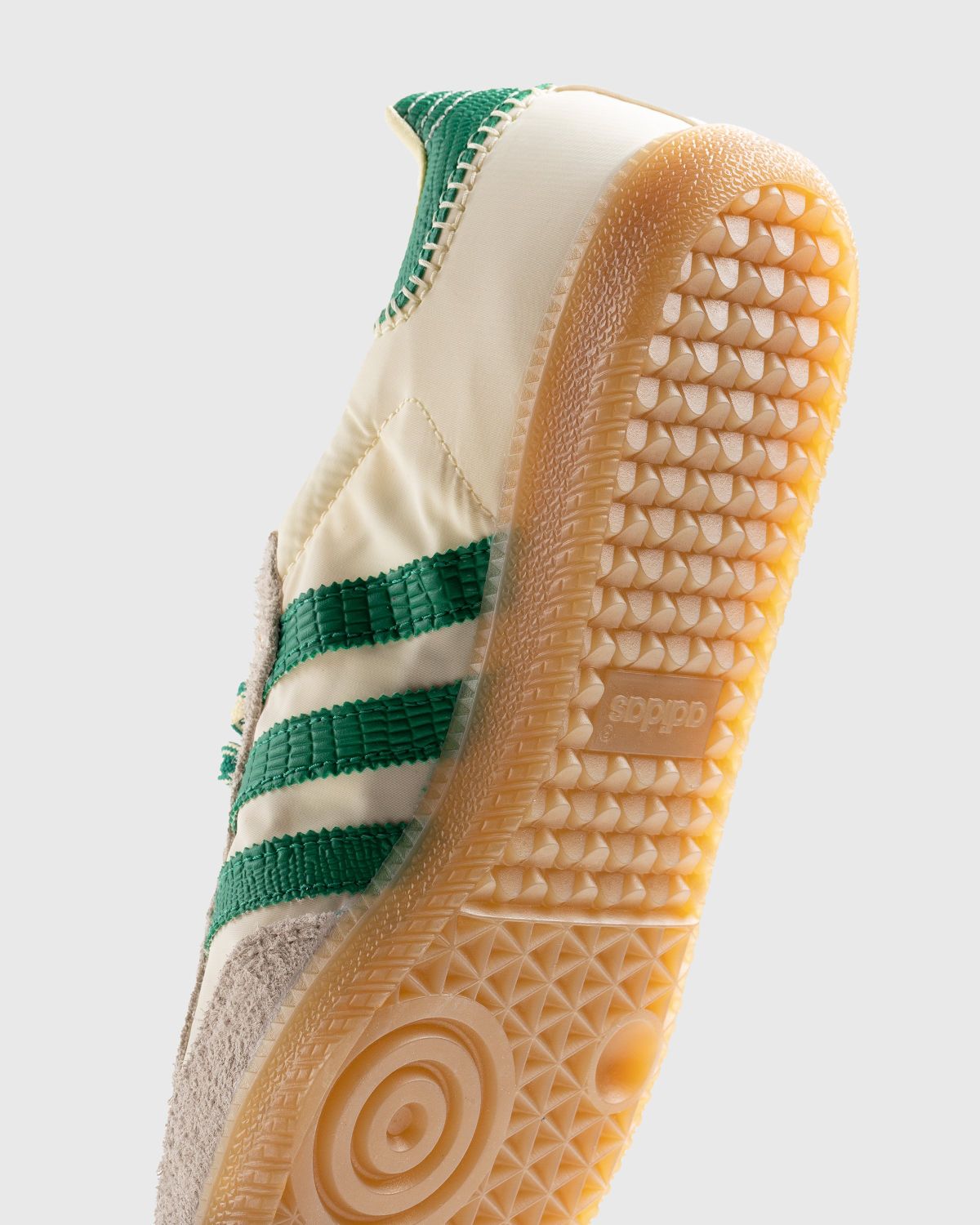 Adidas x Wales Bonner – WB Samba Cream White/Bold Green/Easy Yellow - Low Top Sneakers - Beige - Image 6