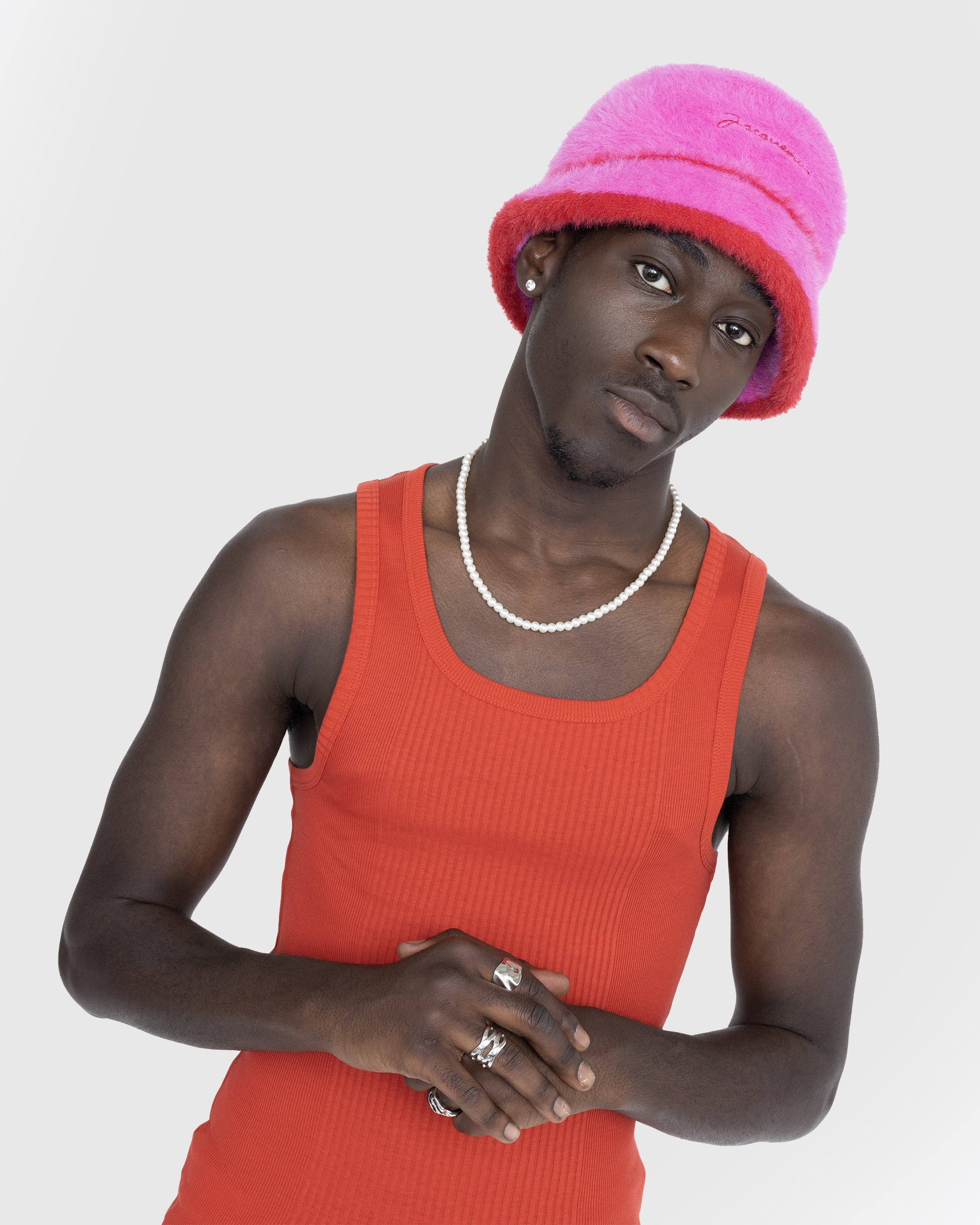 JACQUEMUS – Le Débardeur Caraco Red - Tank Tops - RED - Image 3