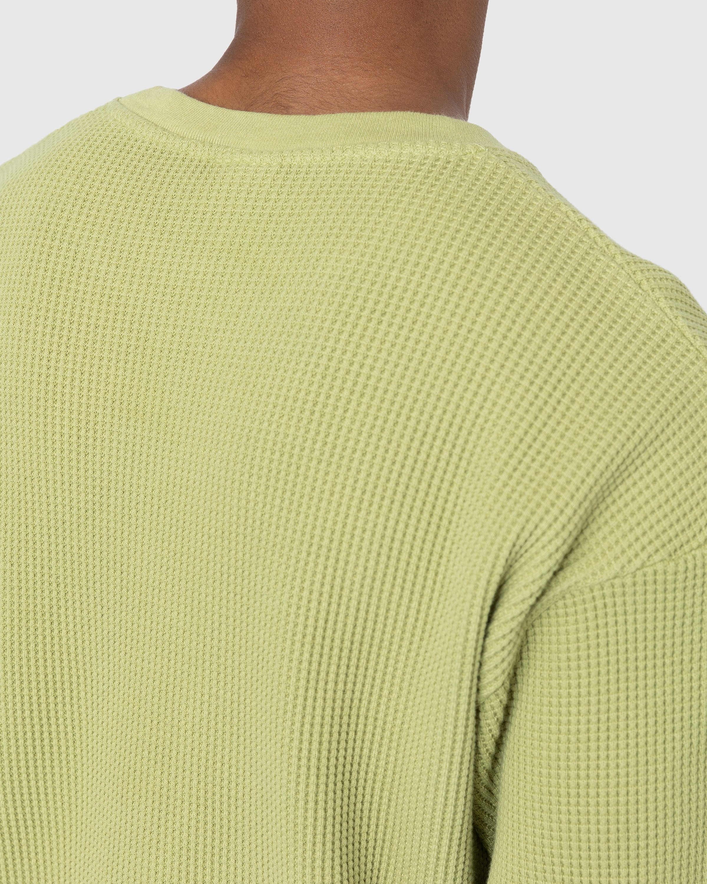 Highsnobiety – Thermal Crew Olive - Sweats - Green - Image 5