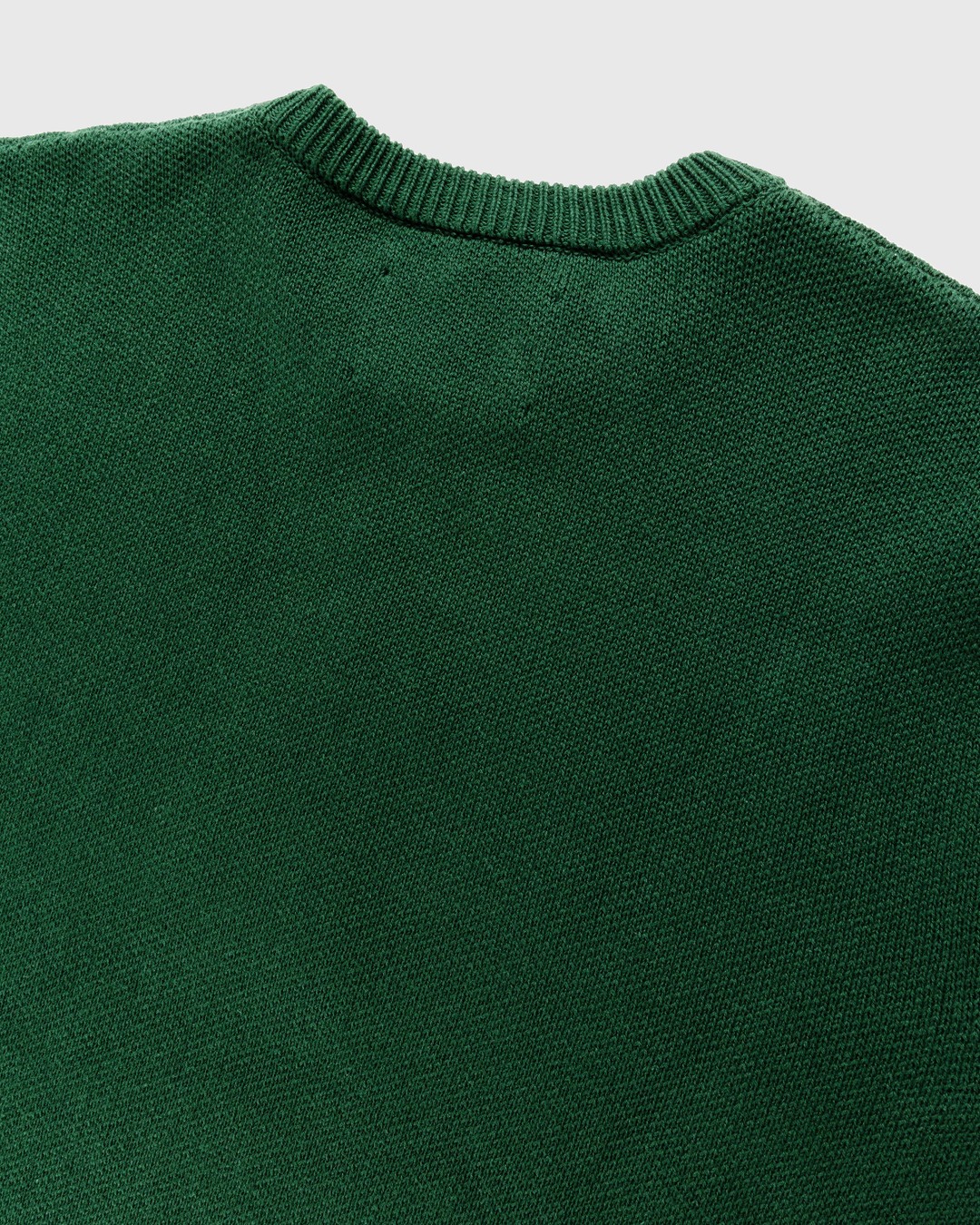 RUF x Highsnobiety – Knitted Crewneck Sweater Green - Knitwear - Green - Image 6