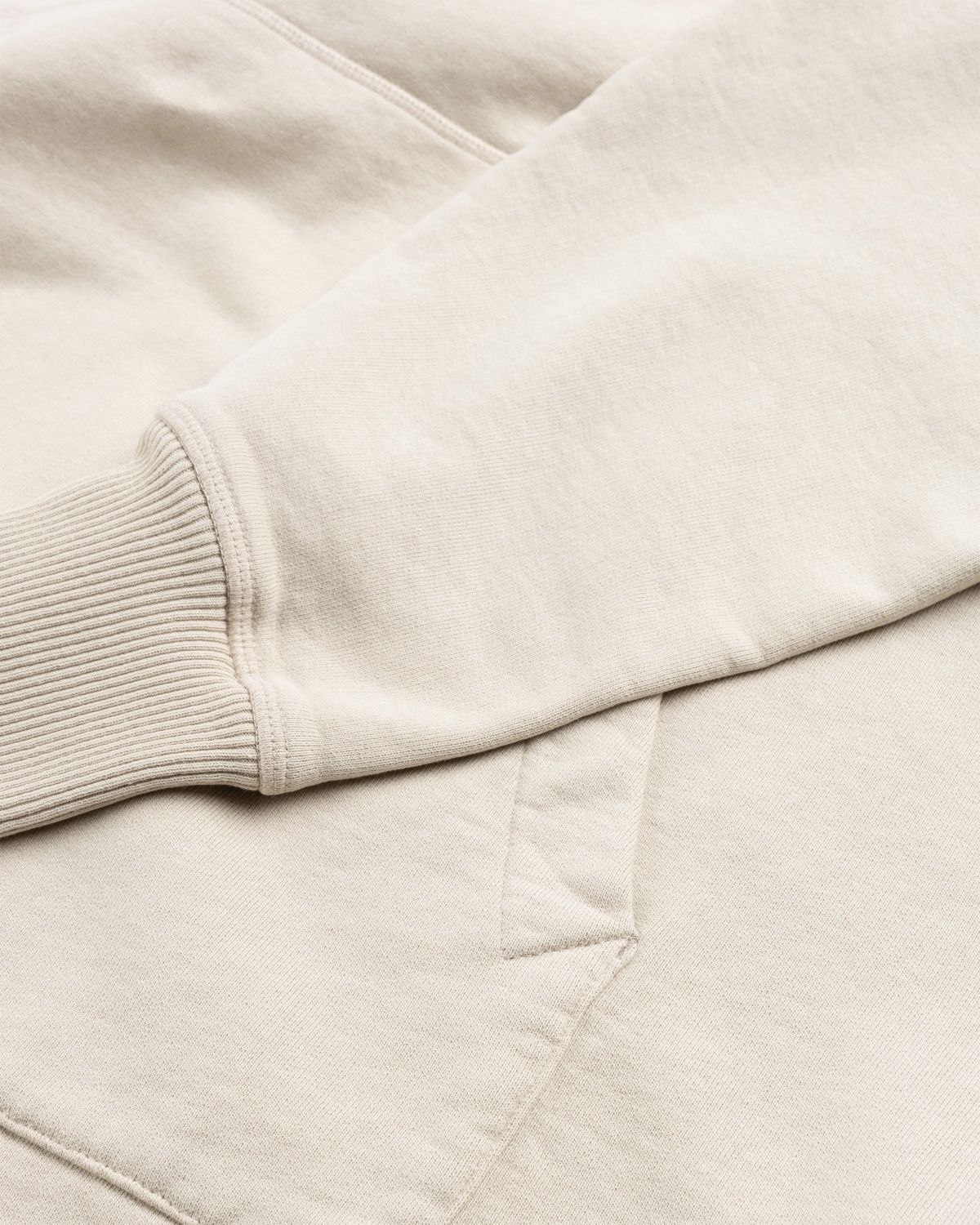 Acne Studios – Organic Cotton Logo Hoodie Champagne Beige - Sweats - Beige - Image 6