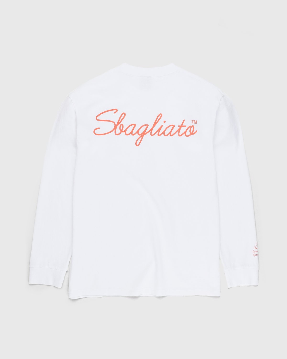 Bar Basso x Highsnobiety – Sbagliato Longsleeve White - Longsleeves - White - Image 1