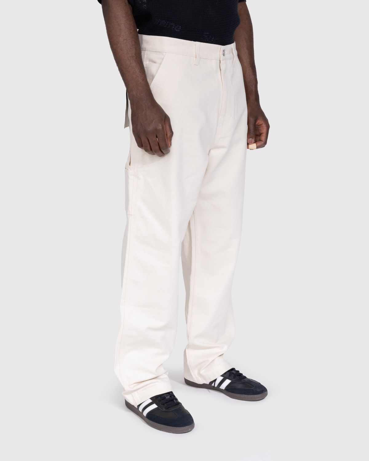 Highsnobiety – Carpenter Trouser Natural - Pants - Beige - Image 5