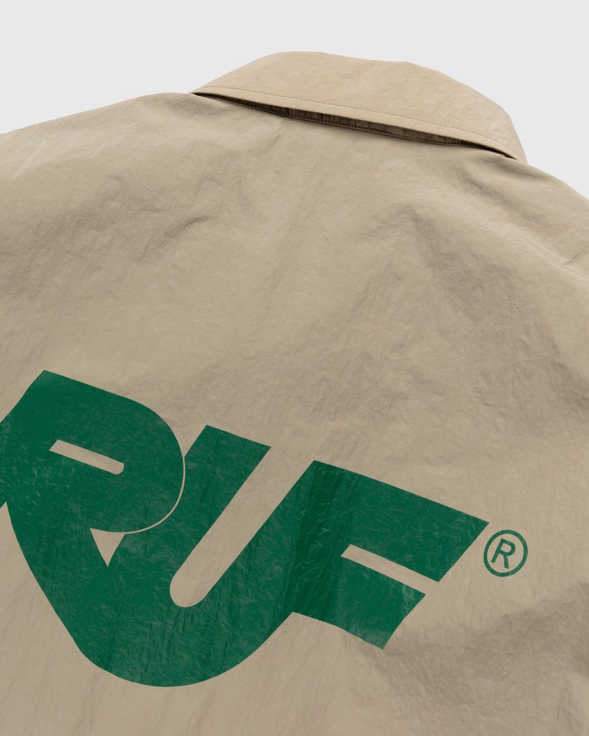 RUF x Highsnobiety – Coach Jacket Light Beige - Outerwear - Beige - Image 3