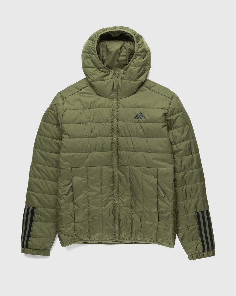 Adidas – Itavic 3-Stripes Midweight Hooded Jacket Olive