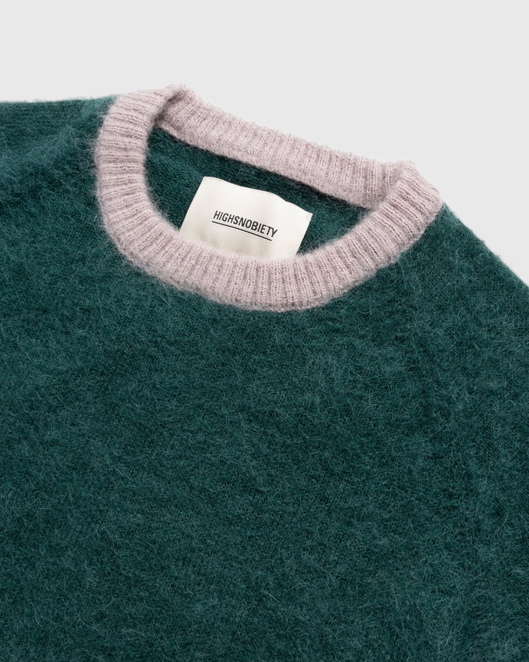 Highsnobiety – Alpaca Sweater Green Kids - Crewnecks - Green - Image 3