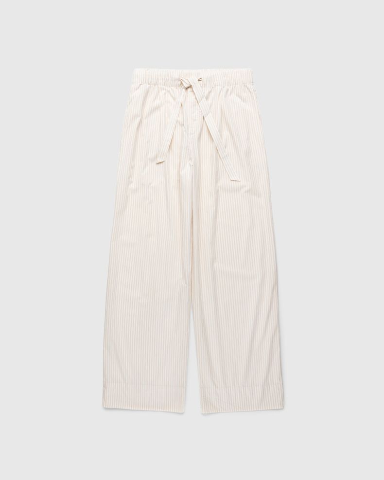 Poplin Pyjama Pants Wheat Stripes