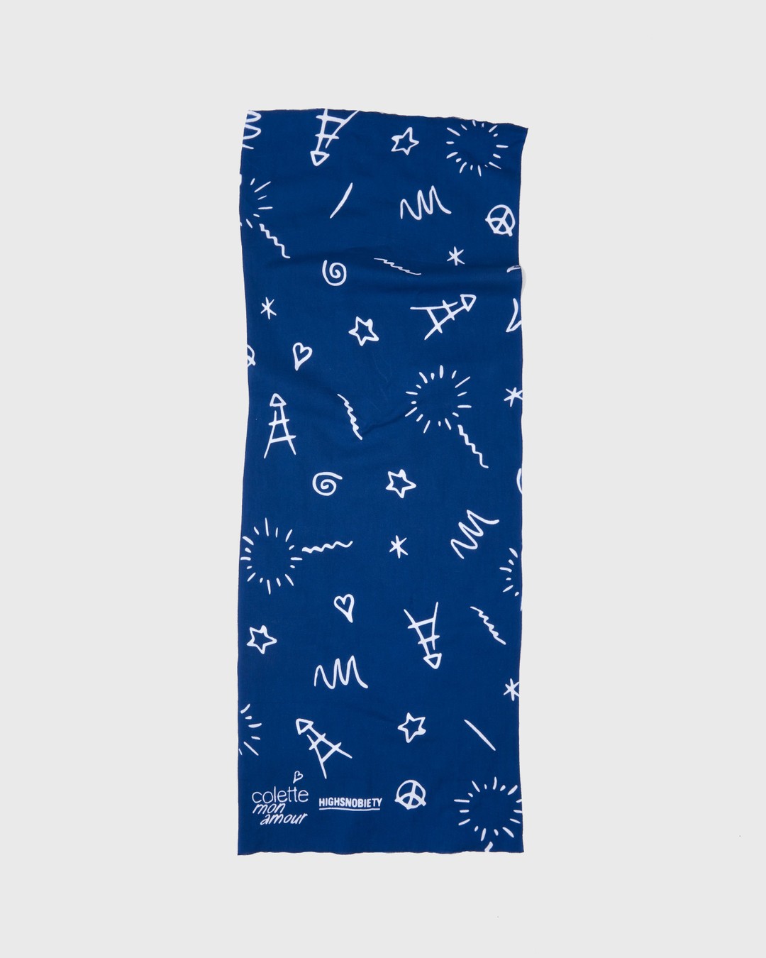 Highsnobiety – Kamawanu x colette Mon Amour Tenugui Blue - Deco - Blue - Image 1