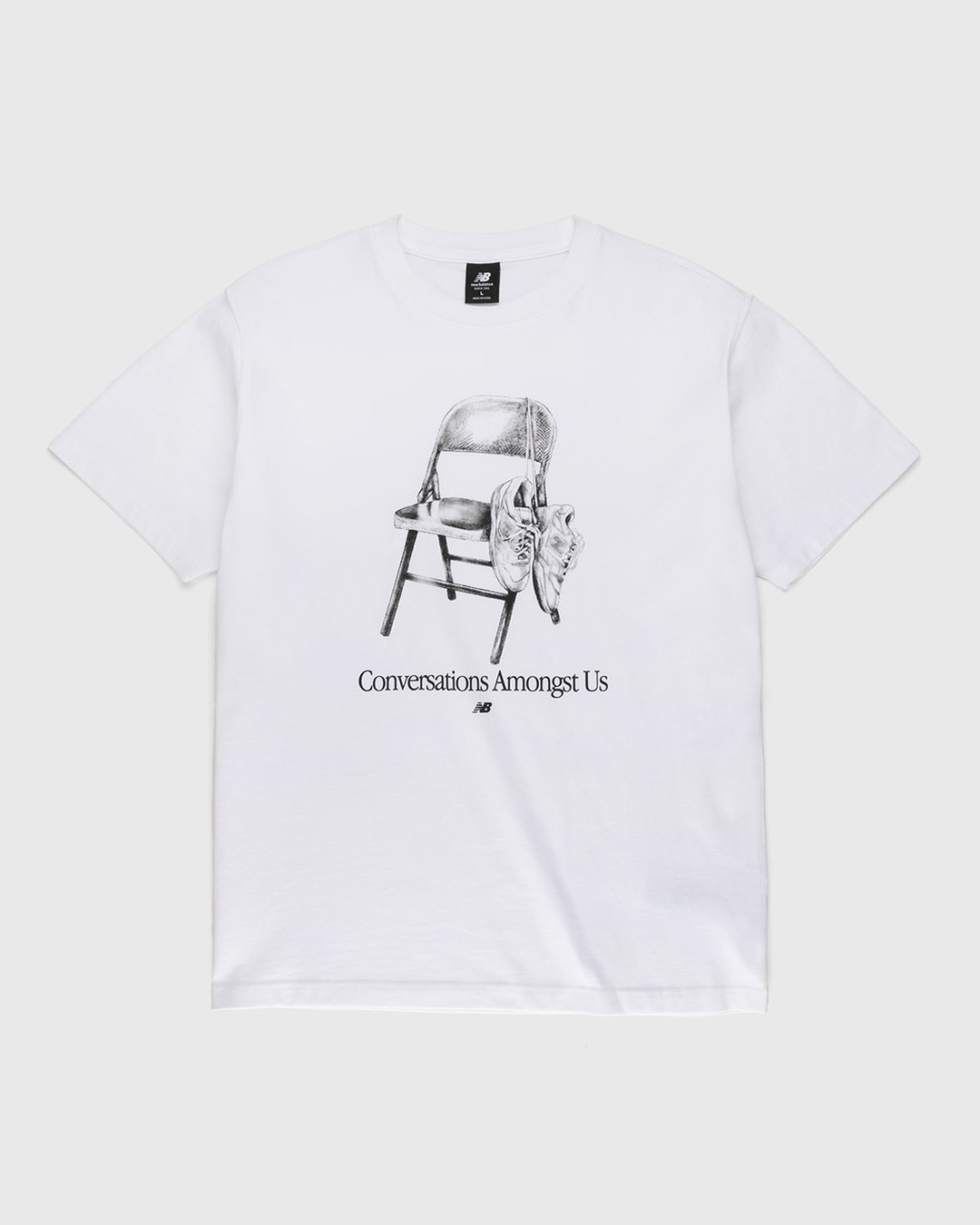 New Balance – Conversations Amongst Us Heavyweight T-Shirt White - T-shirts - White - Image 1