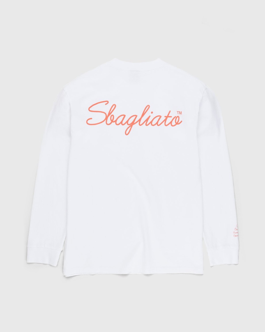 Bar Basso x Highsnobiety – Sbagliato Longsleeve White - Longsleeves - White - Image 1
