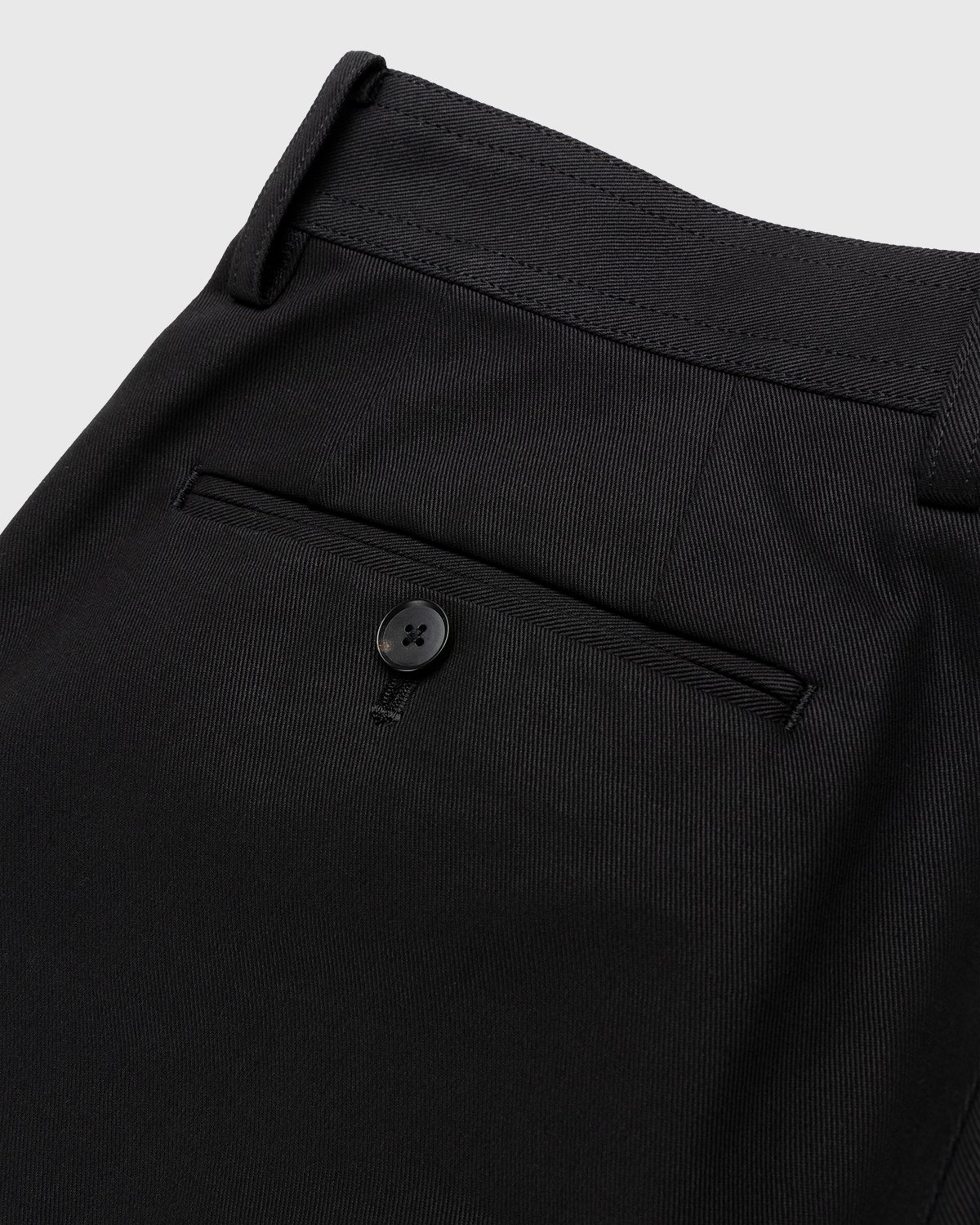 Auralee – Cotton Woven Pants Black - Trousers - Black - Image 4