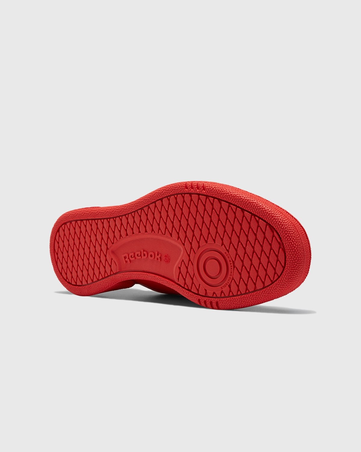 Maison Margiela x Reebok – Club C Trompe L’Oeil Red - Sneakers - Red - Image 8