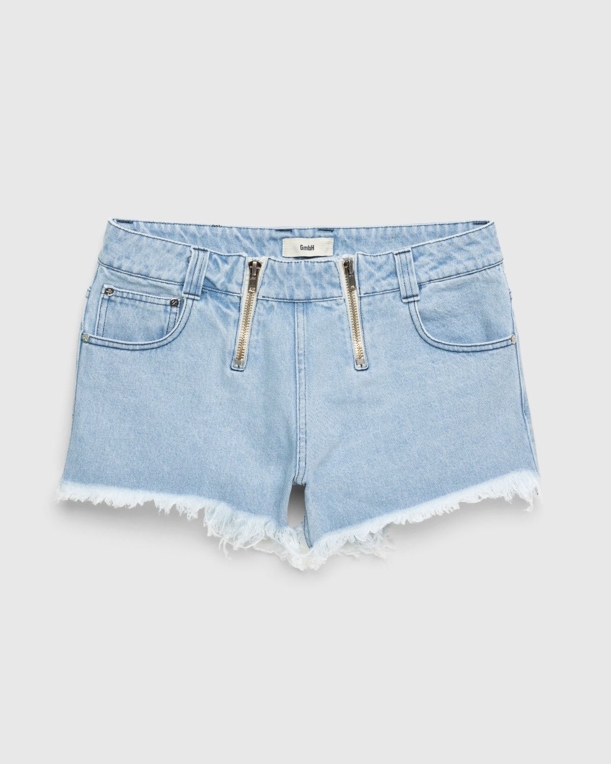 GmbH – Rim Denim Shorts Light Indigo Blue - Shorts - Blue - Image 1