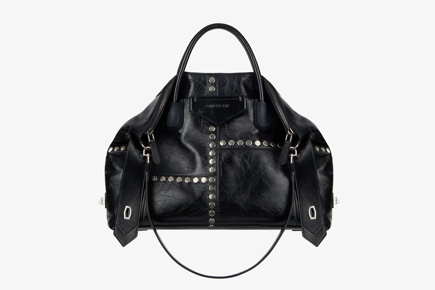 Medium Antigona Bag in Vintage Leather With Studs