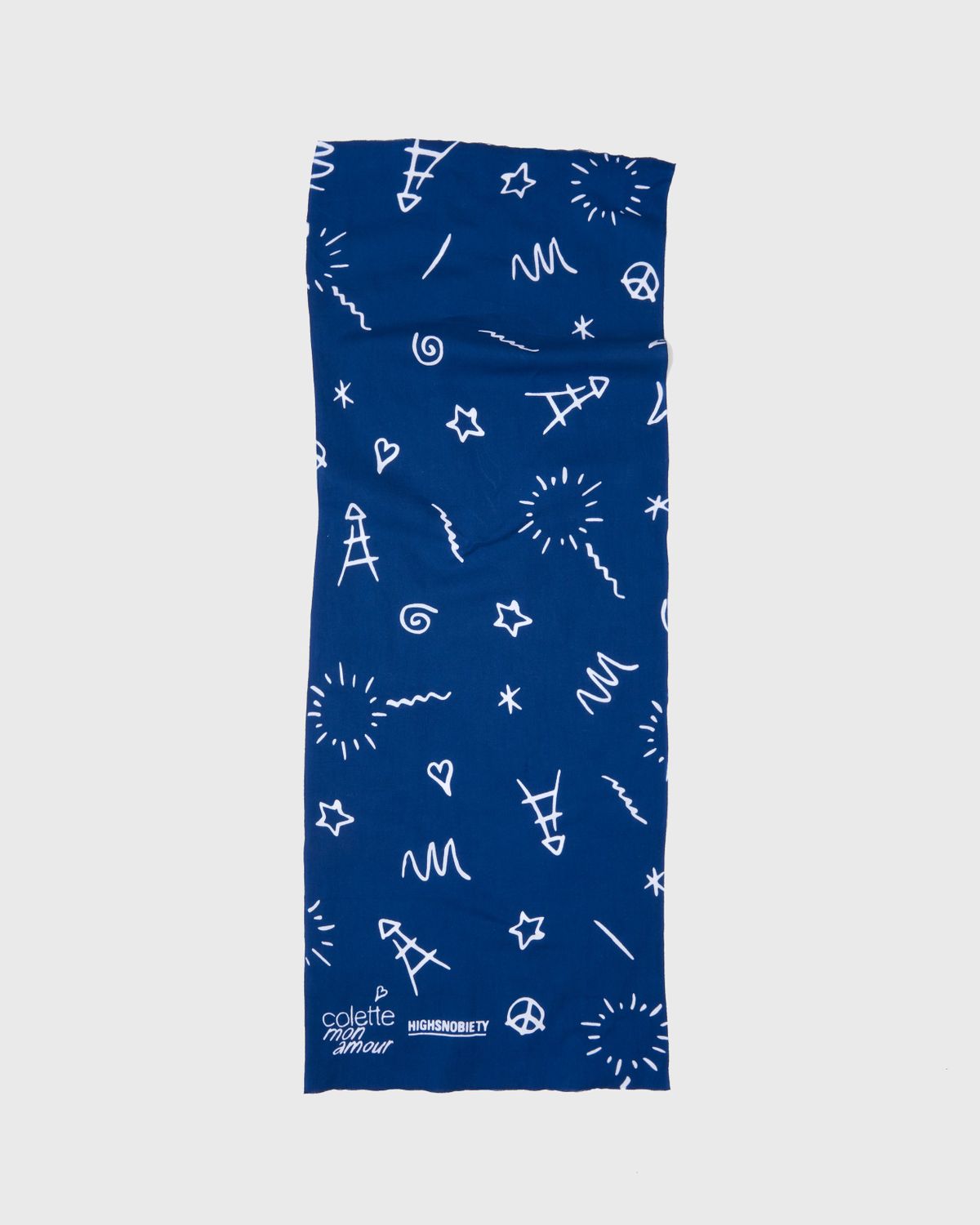 Highsnobiety – Kamawanu x colette Mon Amour Tenugui Blue - Deco - Blue - Image 1