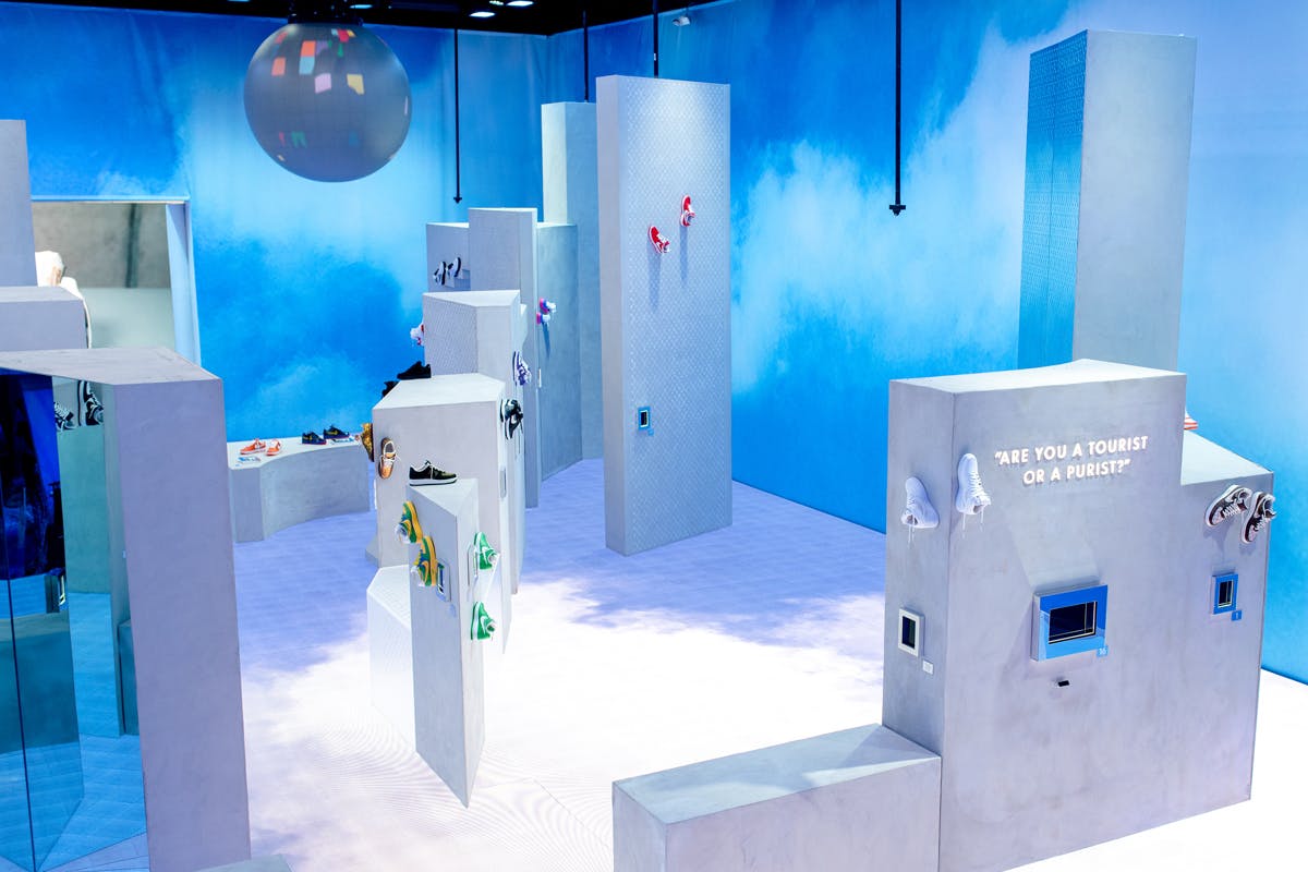 Louis Vuitton x Nike AF1 Exhibition