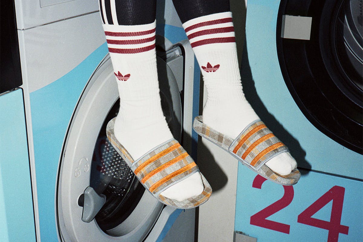 Shop the All-New Tartan adidas Adilette Slides Here