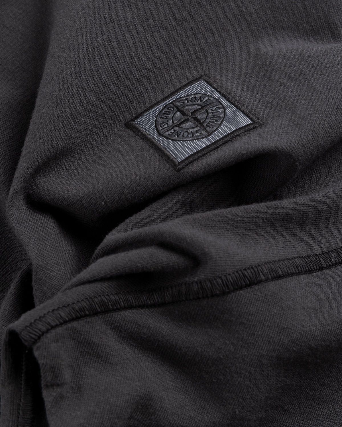 Stone Island – Fissato T-Shirt Charcoal - Tops - Beige - Image 5