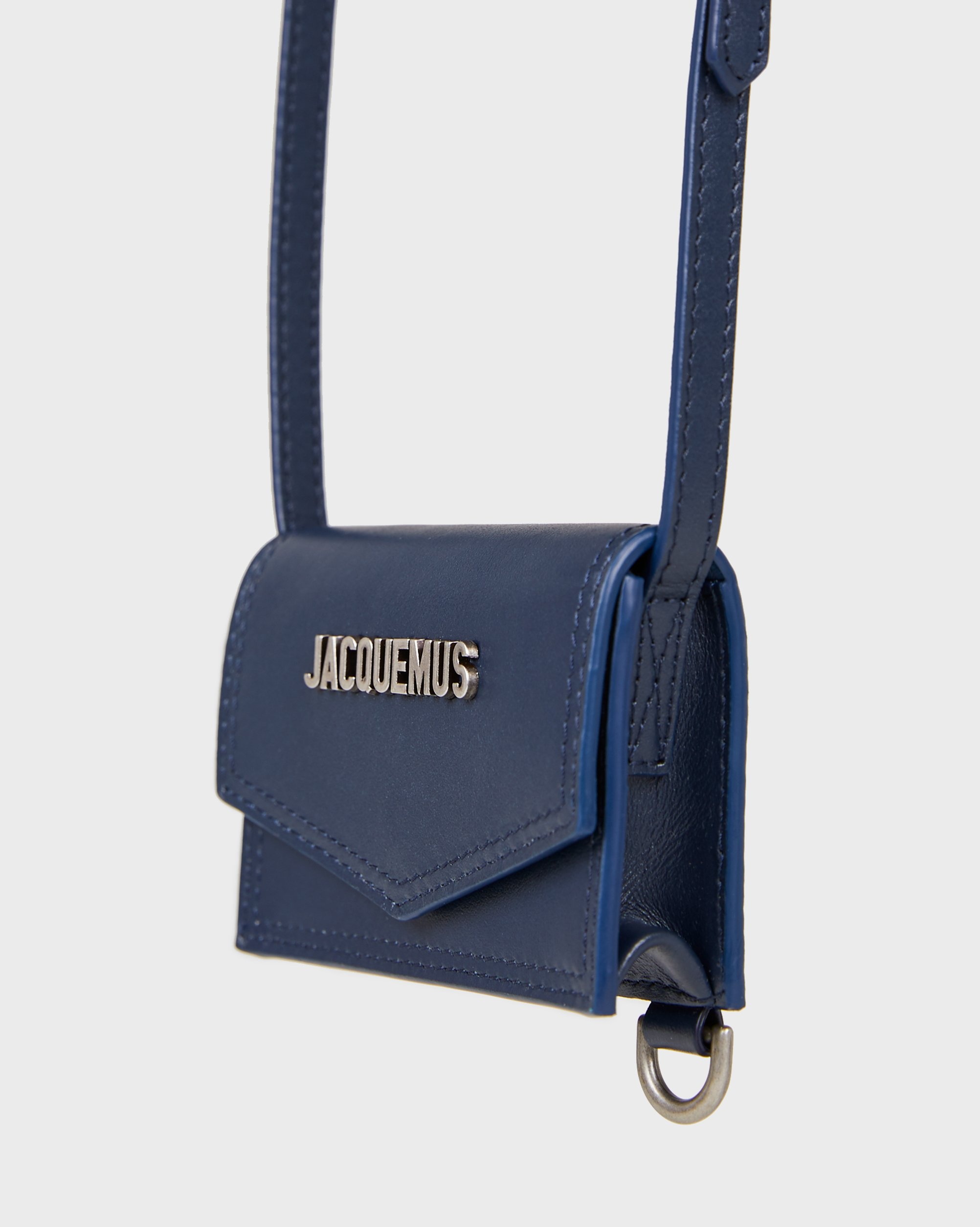 Jacquemus Le Porte Azur Strap Wallet In Blue